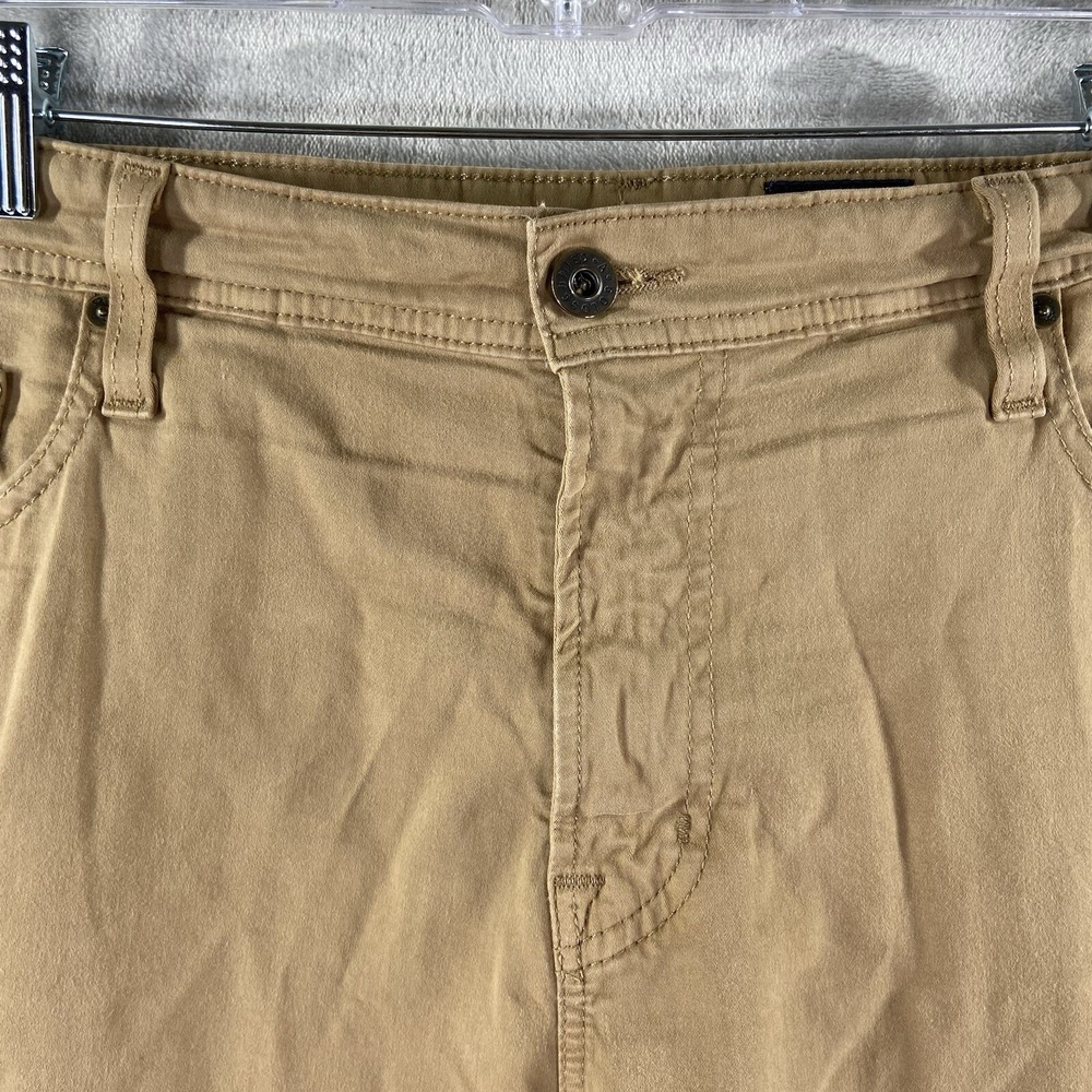 AG Adriano Goldschmied Pants mens 40x32 Everett Slim Straight Brown Chino Casual - Picture 5 of 16